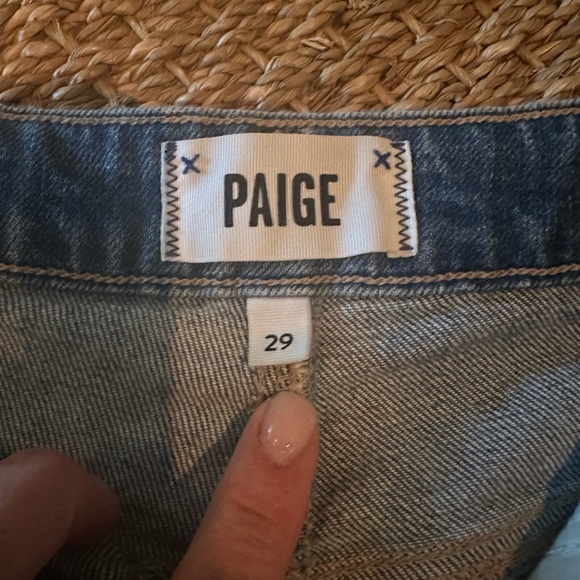 Paige Noella cut off denim shorts size 29 - Picture 2 of 4